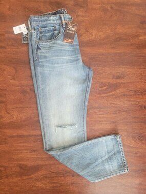 PRPS Barracuda Relaxed Fit Indigo Dyed Jeans 34x34 Made in USA Japanese Denim